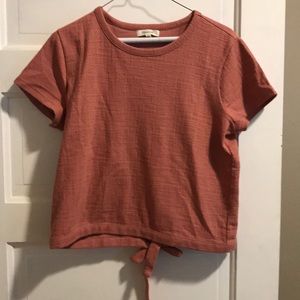 Madewell tie back top size M